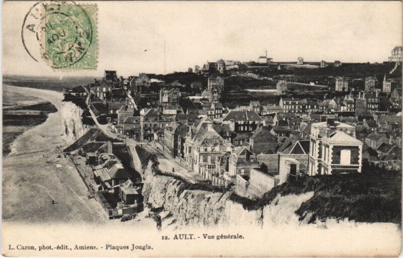 Carte postale ancienne Ault vue generale