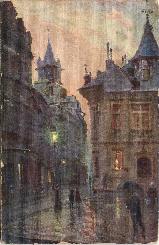 Carte postale ancienne Rouen - Place de la pucelle à Rouen