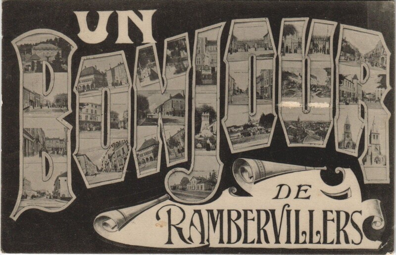 Carte postale ancienne Un Bonjour de Rambervillers à Rambervillers