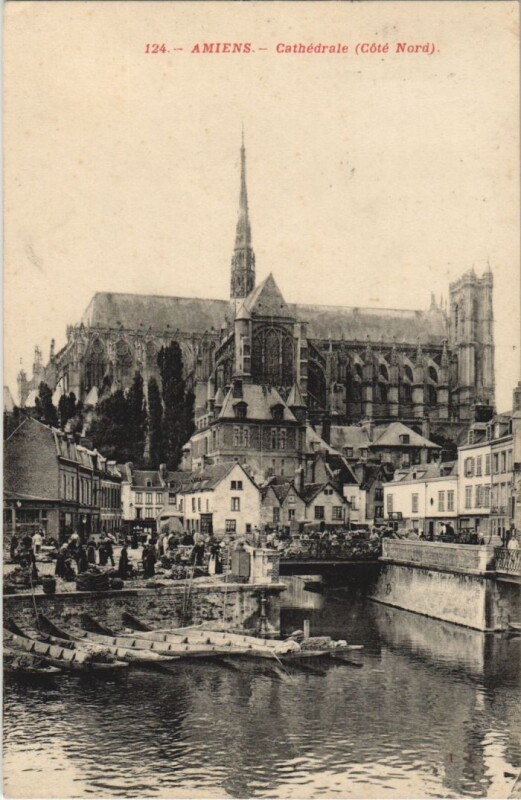 Carte postale ancienne Amiens Cathedrale à Amiens