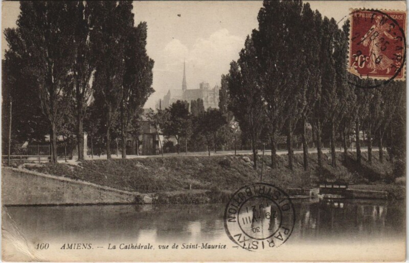 Carte postale ancienne Amiens Cathedrale à Amiens