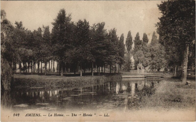 Carte postale ancienne Amiens La hotoie à Amiens