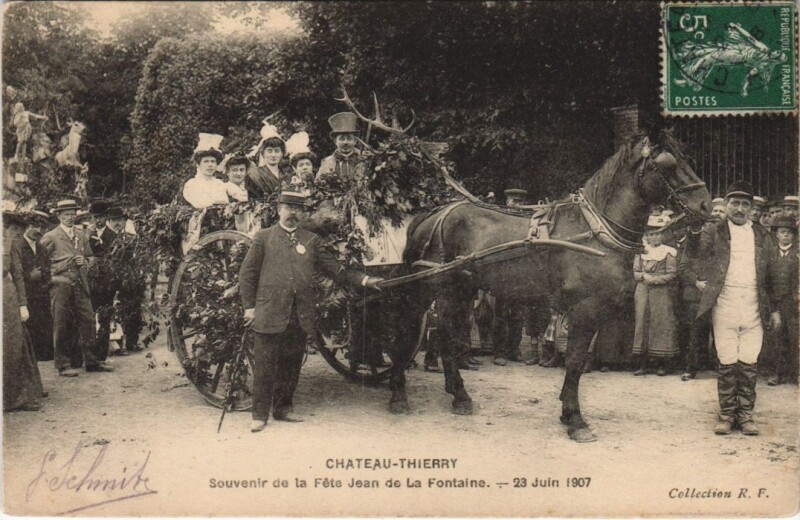Carte postale ancienne Chateau-Thierry-Souvenir de la Fete