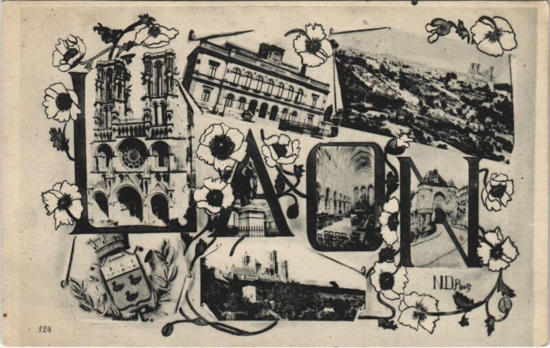 Carte postale ancienne Laon