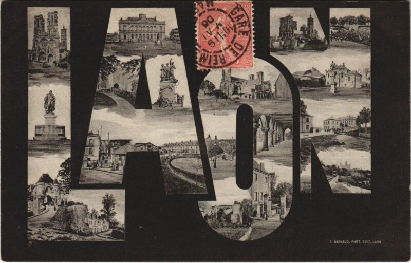 Carte postale ancienne Laon