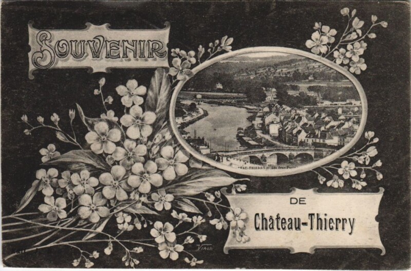 Carte postale ancienne Souvenir de Chateau-Thierry