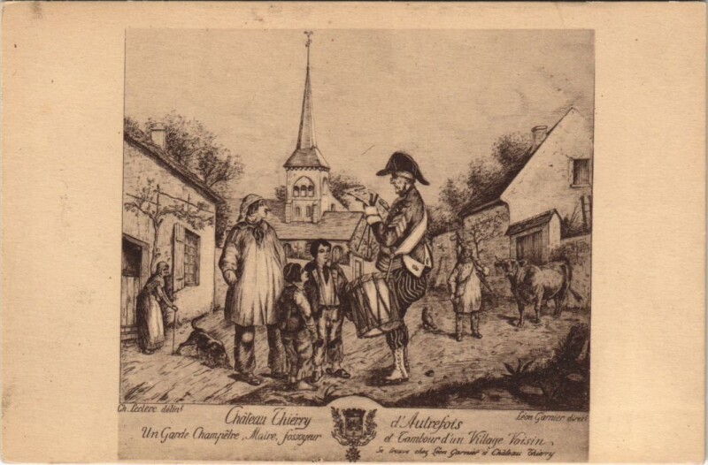 Carte postale ancienne Chateau-Thierry d'autrefois
