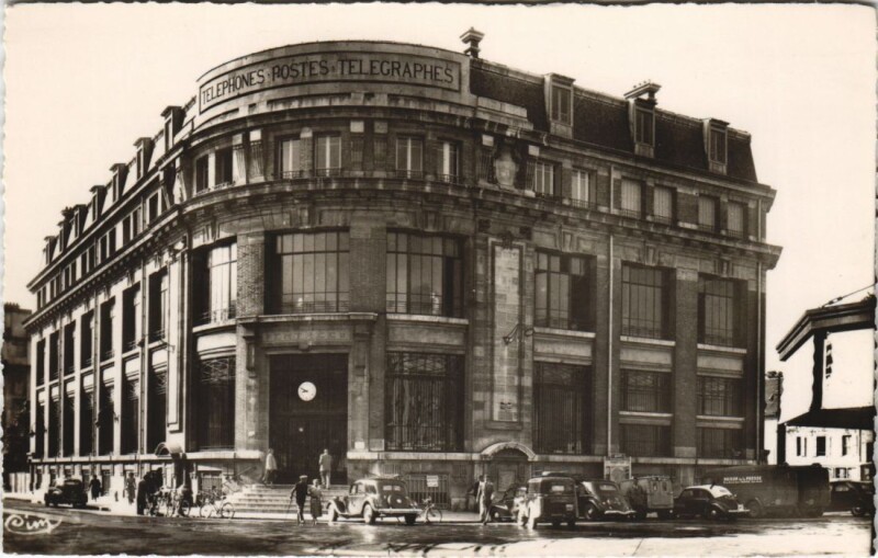Carte postale ancienne Troyes La Poste à Troyes
