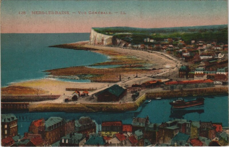 Carte postale ancienne Mers-Les-Bains Vue generale à Mers-les-Bains