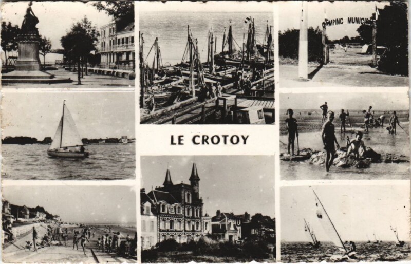 Carte postale ancienne Le Crotoy au Crotoy