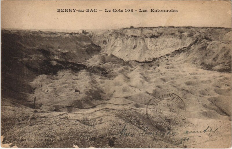 Carte postale ancienne Berry-au-Bac lE Cote à Berry-au-Bac