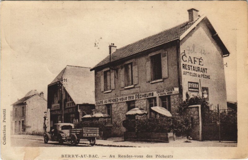 Carte postale ancienne Berry-au-Bac Au rendez vous à Berry-au-Bac