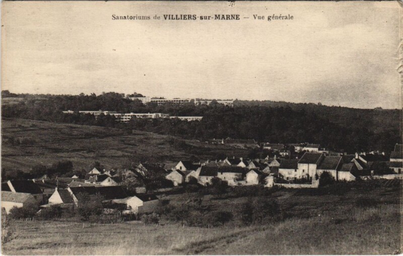 Carte postale ancienne Villiers-sur-Marne Vue generale