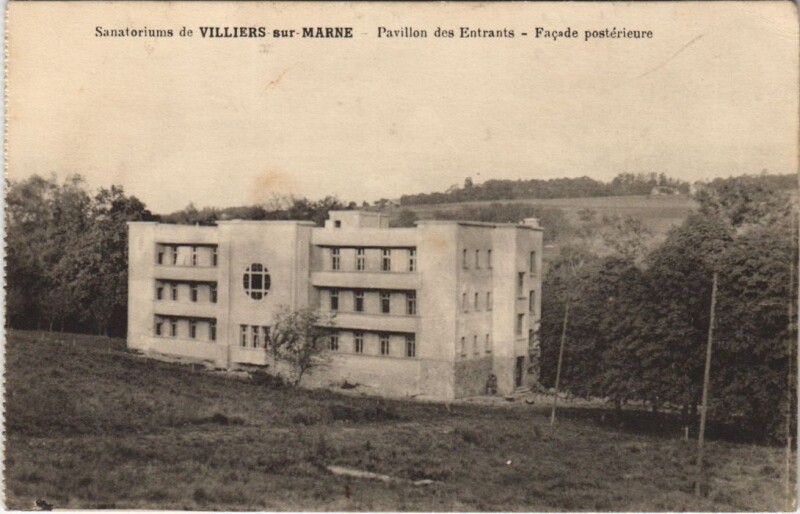 Carte postale ancienne Villiers-sur-Marne Pavillon des entrants