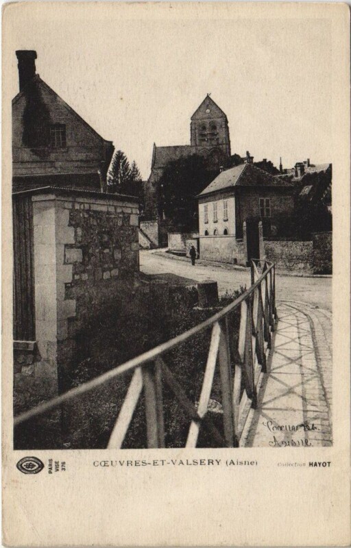 Carte postale ancienne Coeuvres Et valsery à Coeuvres-et-Valsery