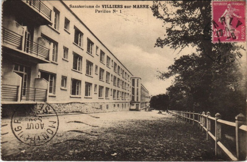 Carte postale ancienne Villiers-sur-Marne Sanatoriume de