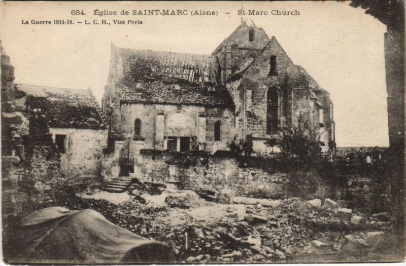Carte postale ancienne Eglise de Saint-marc st.Marc church