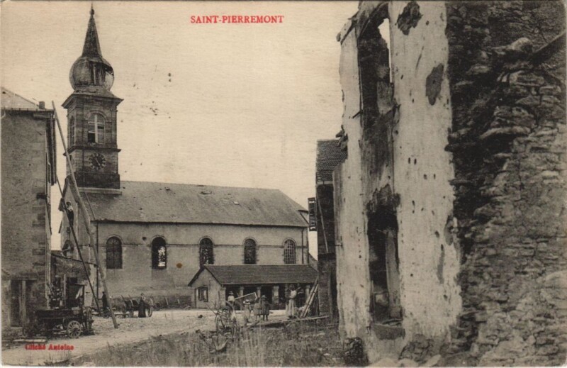 Carte postale ancienne Saint-pierremont à Saint-Pierremont