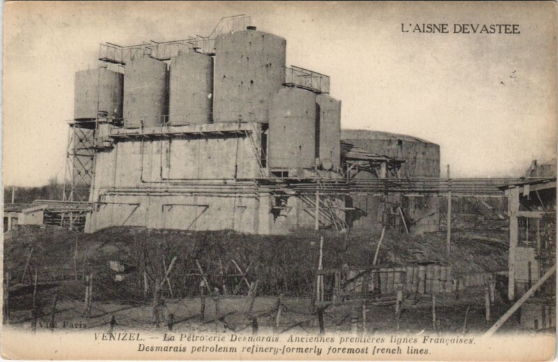 Carte postale ancienne L'Aisne Devastee