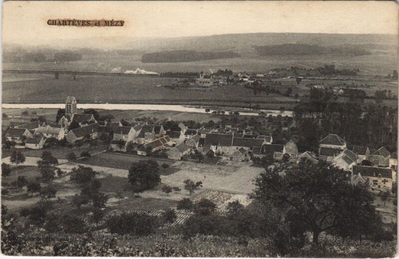 Carte postale ancienne Charteves Et mezy