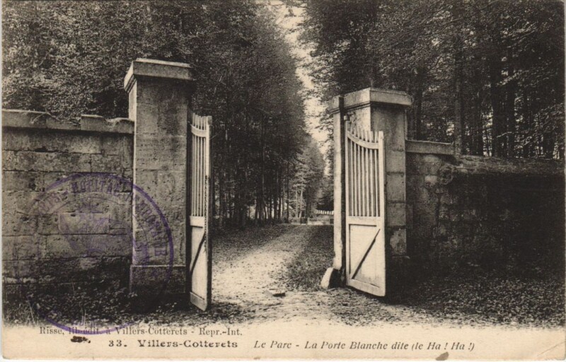 Carte postale ancienne Villers-Cotterets La Parc
