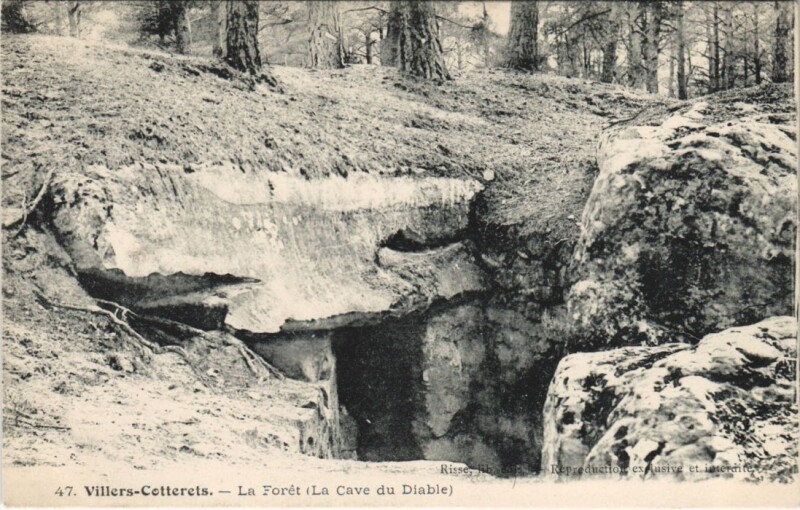 Carte postale ancienne Villers-Cotterets La foret