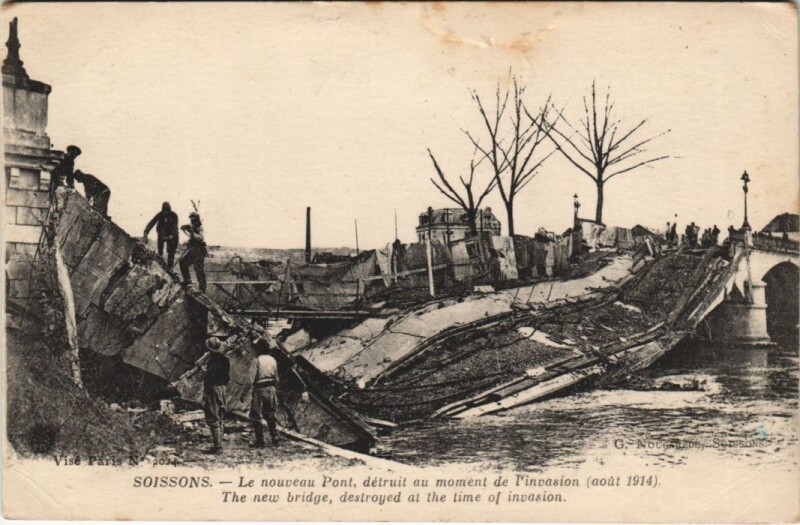 Carte postale ancienne Soissons Le nouveau à Soissons