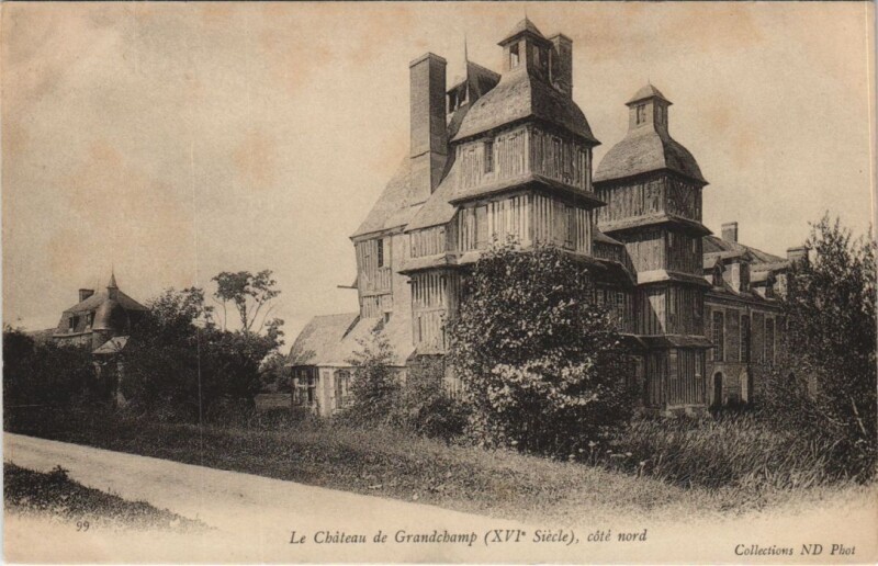 Carte postale ancienne Grandcamp-les-Bains Le Chateau