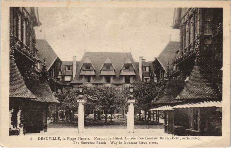 Carte postale ancienne Deauville Normandy Hotel à Deauville