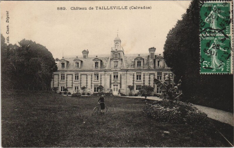 Carte postale ancienne Chateau de Tailleville