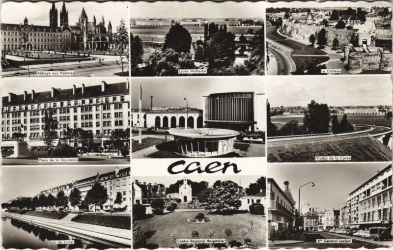 Carte postale ancienne Caen Scenes