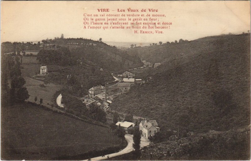 Carte postale ancienne Vire Les Vaux de Vire