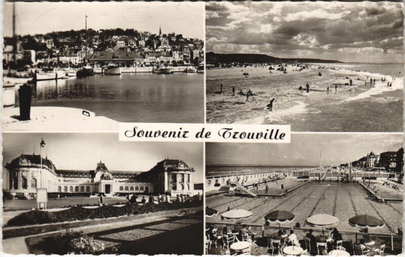 Carte postale ancienne Trouville Scenes