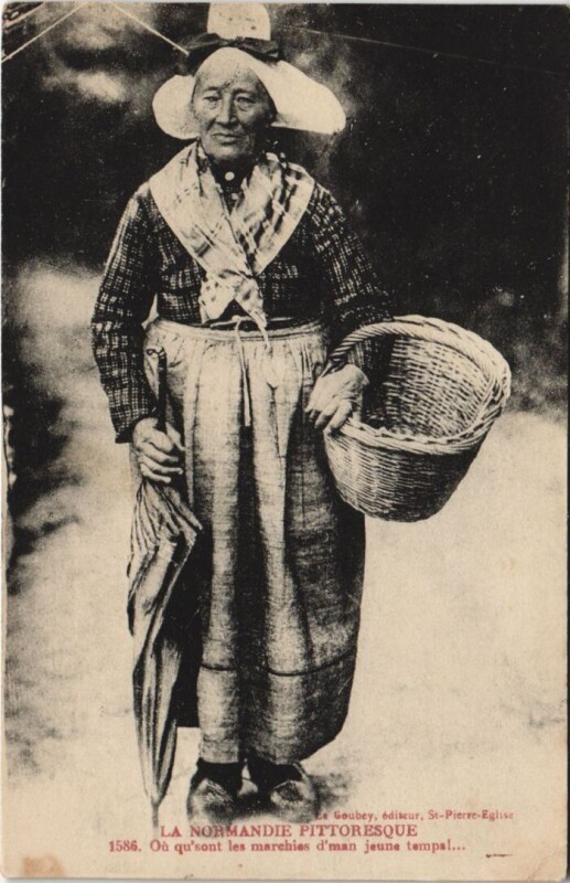Carte postale ancienne Vieille Femme - Type