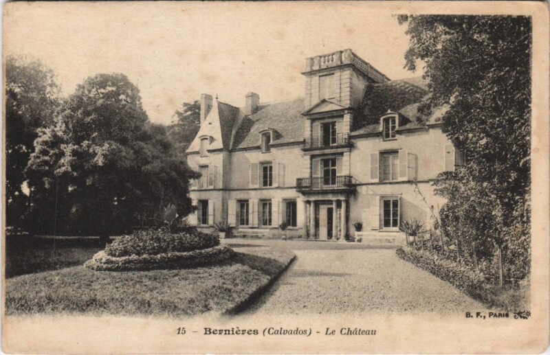 Carte postale ancienne Bernieres-sur-Mer Le Chateau