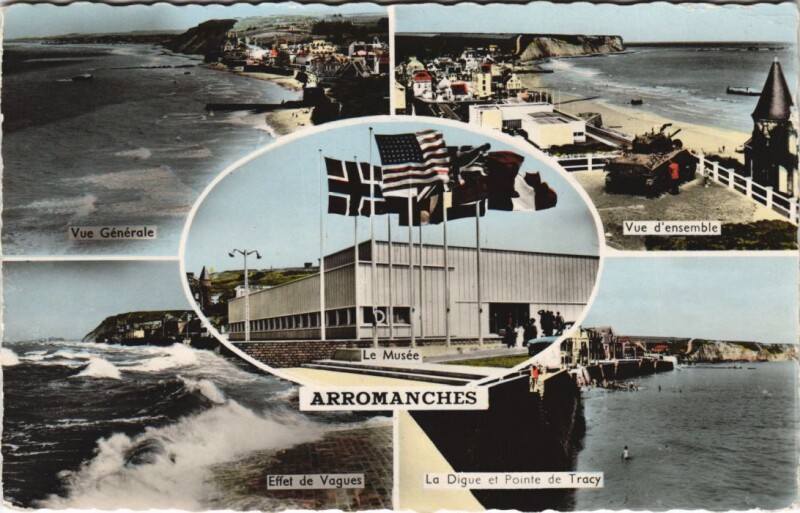 Carte postale ancienne Arromanches Scenes
