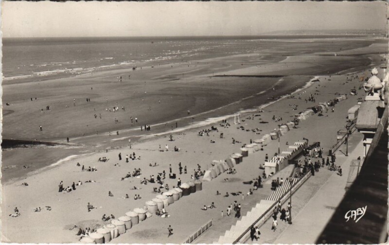 Carte postale ancienne Cabourg La Plage à Cabourg