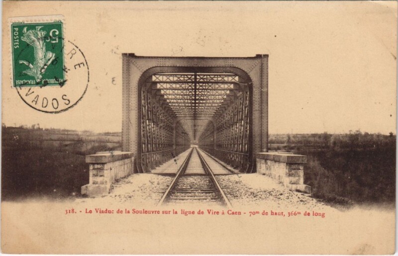 Carte postale ancienne Le Viaduc de la Souleuvre