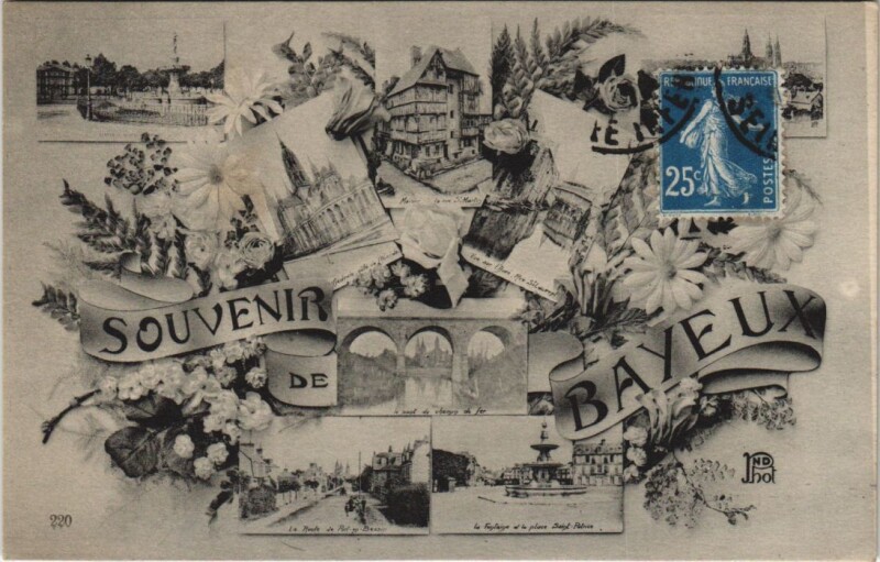 Carte postale ancienne Bayeux Scenes à Bayeux