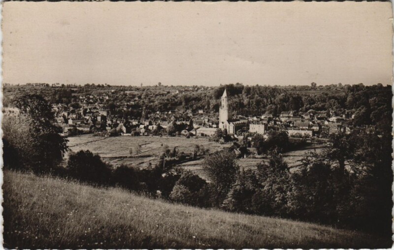 Carte postale ancienne Orbec Vue Generale à Orbec