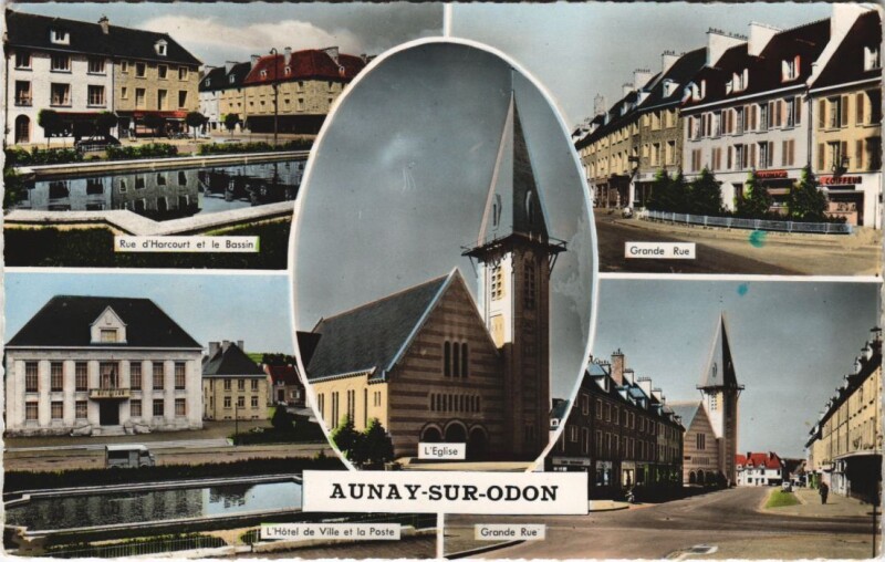 Carte postale ancienne Aunay-sur-Odon Scenes