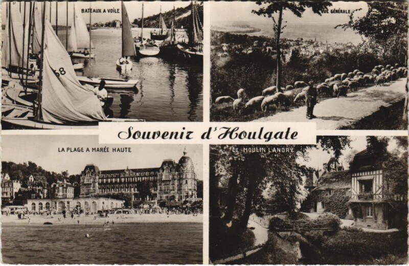 Carte postale ancienne Houlgate Scenes à Houlgate