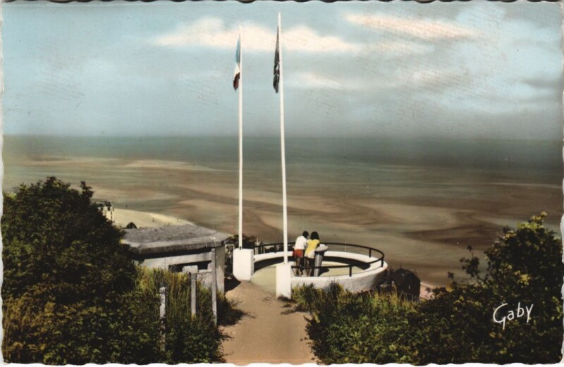 Carte postale ancienne Houlgate La Table d'Orientation à Houlgate