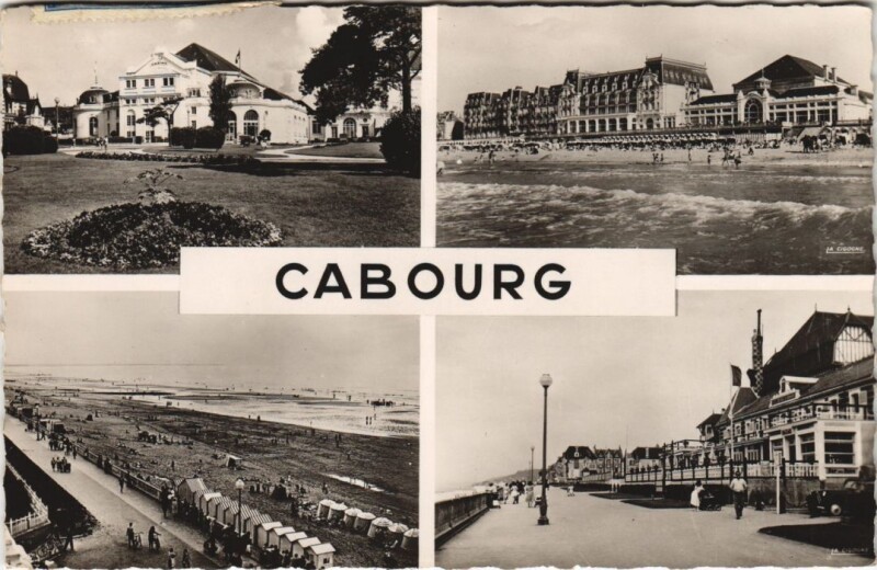 Carte postale ancienne Cabourg Scenes à Cabourg
