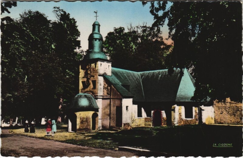 Carte postale ancienne Honfleur La Chapelle de Notre-Dame de Grace à Honfleur