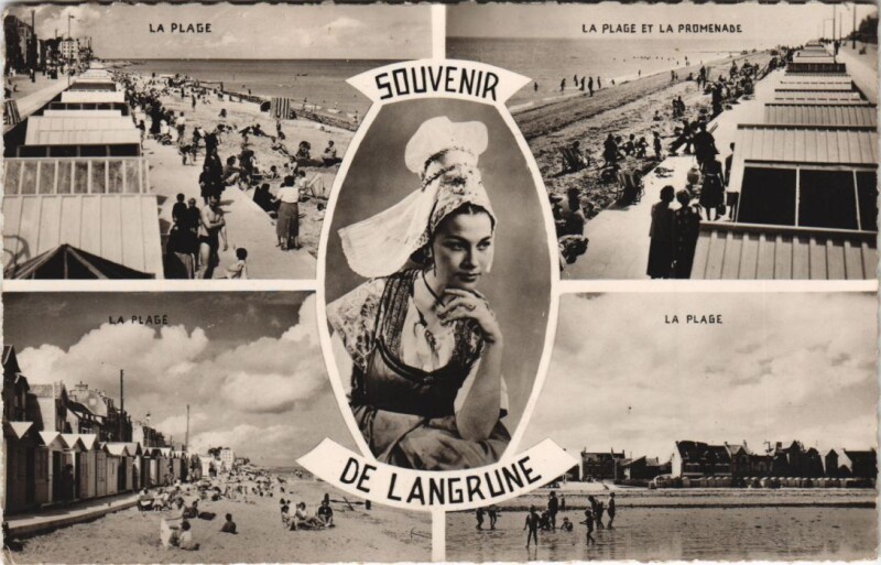 Carte postale ancienne Langrune-sur-Mer Scenes à Langrune-sur-Mer