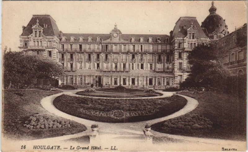 Carte postale ancienne Houlgate Le Grand Hotel à Houlgate