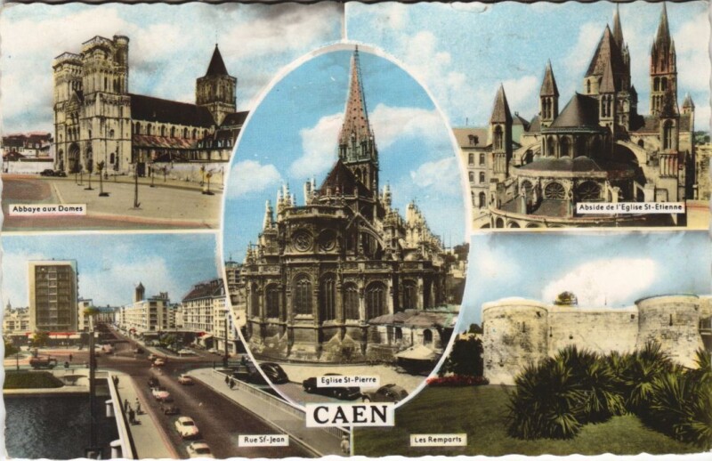 Carte postale ancienne Caen Scenes