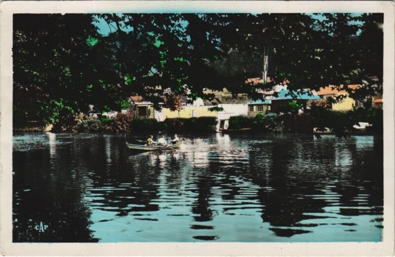 Carte postale ancienne Caen Bords de l'Orne
