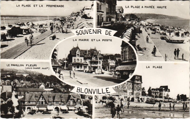 Carte postale ancienne Blonville-sur-Mer Scenes à Blonville-sur-Mer